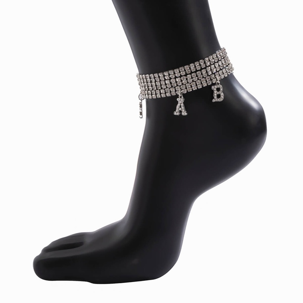 BABY Crystals Hanging Multilayered Anklets / Bracelet Body Jewelry ❌ 1 LEFT ❌